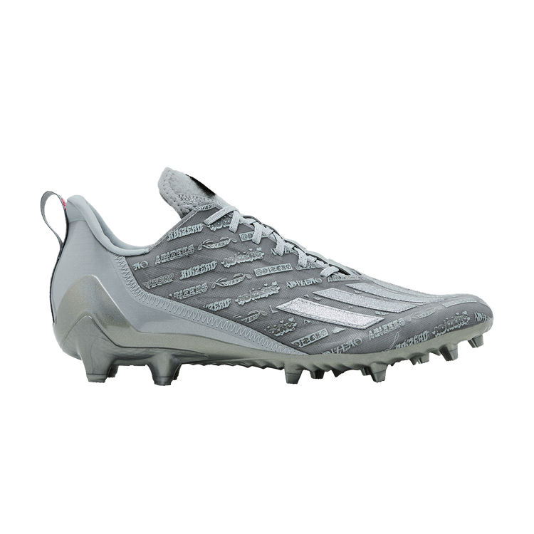 adidas Adizero Cleats 'Grey Silver Metallic' — Grey Two/Silver Metallic/Grey Two