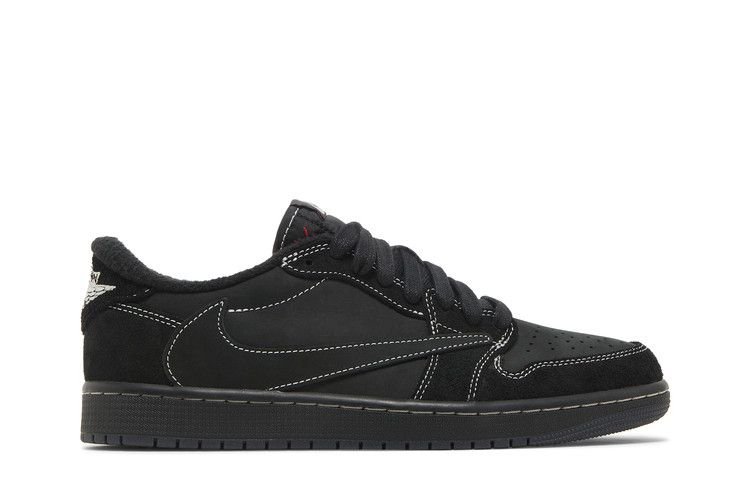 Travis Scott x Air Jordan 1 Retro Low OG SP 'Black Phantom' — Black/Phantom/University Red