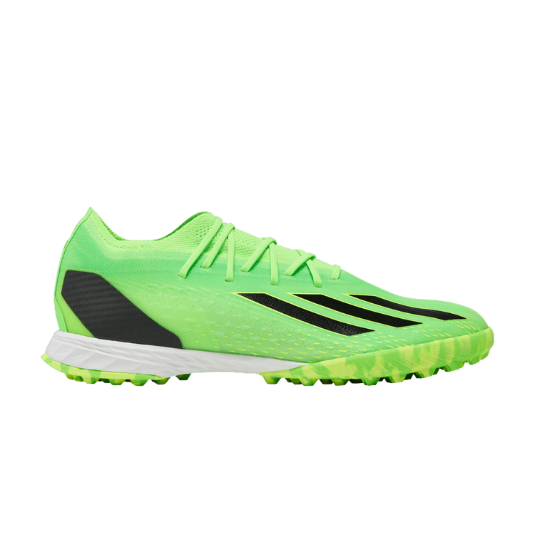Adidas X Speedflow.1 TF 'Game Data Pack' — Solar Green/Core Black/Solar Yellow