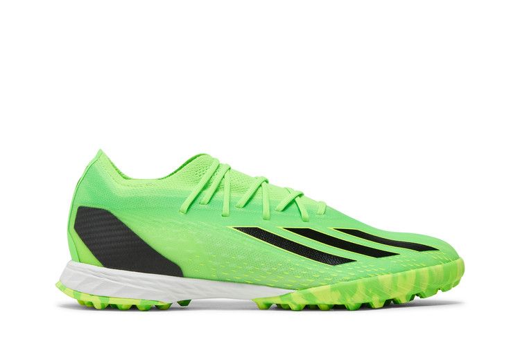Adidas X Speedflow.1 TF 'Game Data Pack' — Solar Green/Core Black/Solar Yellow