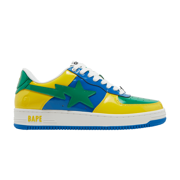 Bapesta M1 'Brazil' — Blue/Yellow/Green/White