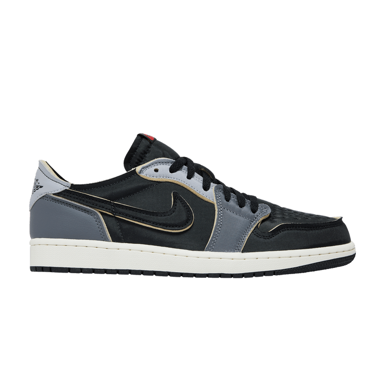 Air Jordan 1 Retro Low OG EX 'Dark Smoke Grey' — Black/Dark Smoke Grey/Light Smoke Grey/Sail/Coconut Milk