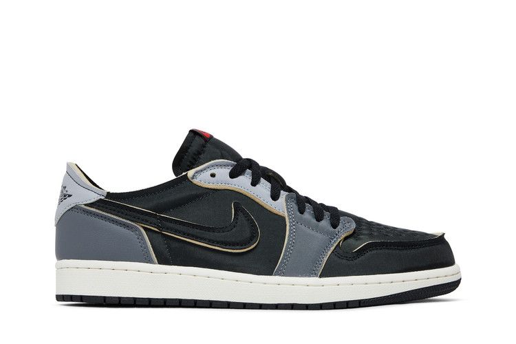 Air Jordan 1 Retro Low OG EX 'Dark Smoke Grey' — Black/Dark Smoke Grey/Light Smoke Grey/Sail/Coconut Milk