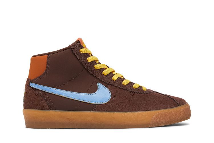 Why So Sad? x Nike Wmns Bruin High SB 'The Predatory Bird' — Light Chocolate/Light Blue/Monarch
