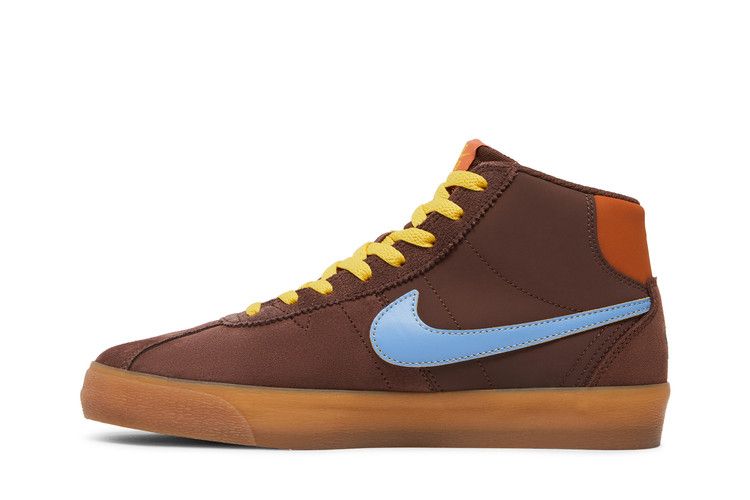 Why So Sad? x Nike Wmns Bruin High SB 'The Predatory Bird' — Light Chocolate/Light Blue/Monarch