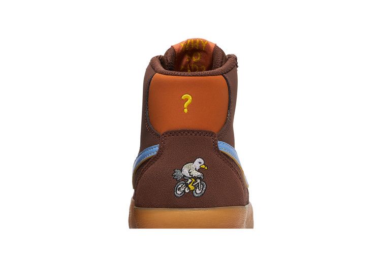 Why So Sad? x Nike Wmns Bruin High SB 'The Predatory Bird' — Light Chocolate/Light Blue/Monarch