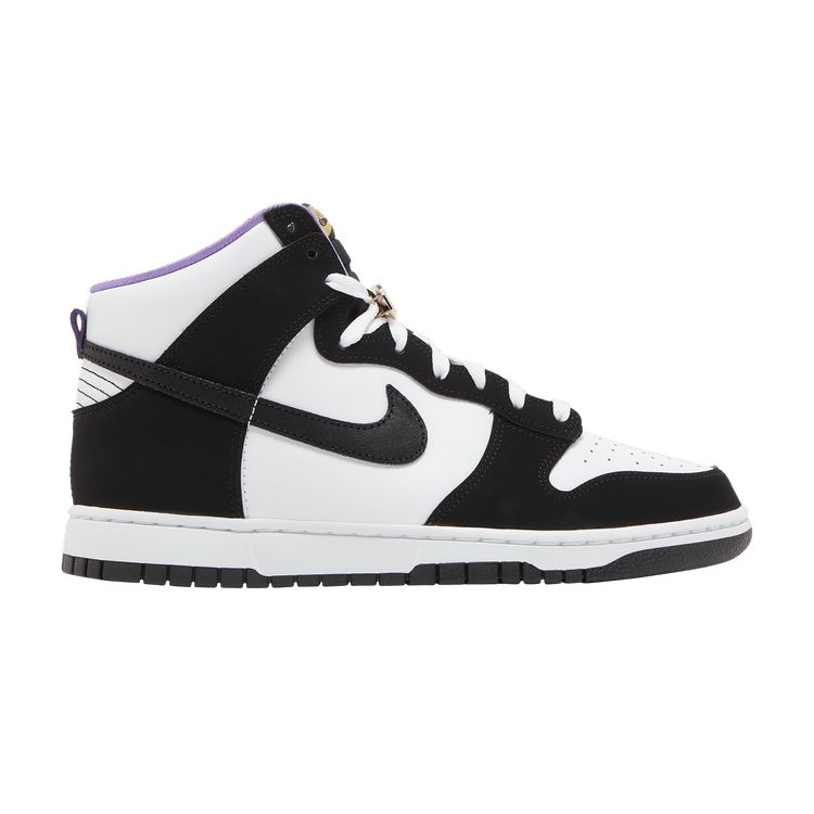 Nike Men's Dunk High Premium EMB 'World Champ' — Black/White/Action Grape/Black