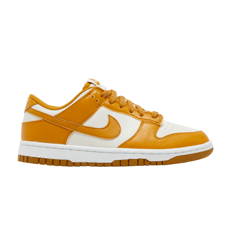 Nike Wmns Dunk Low Next Nature 'Gold Phantom' — Phantom/Gold Suede/White/Volt