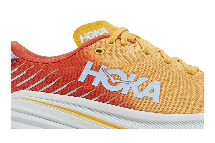 HOKA Bondi X 'Fiesta Amber Yellow' — Fiesta/Amber Yellow/Neutral