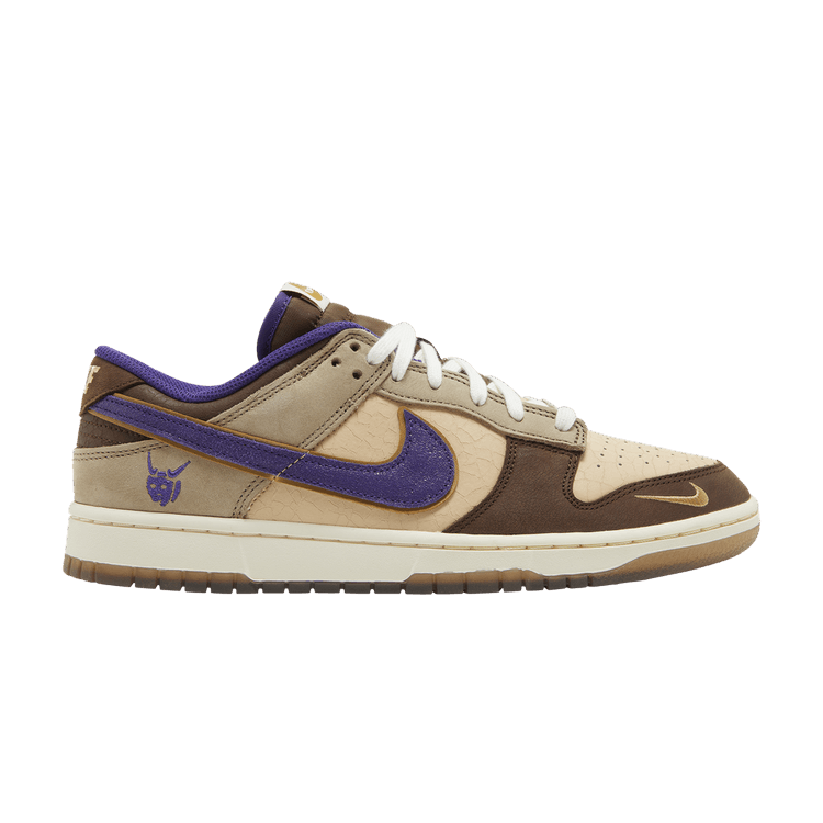 Nike Dunk Low Premium 'Setsubun' — White Onyx/Court Purple/Khaki