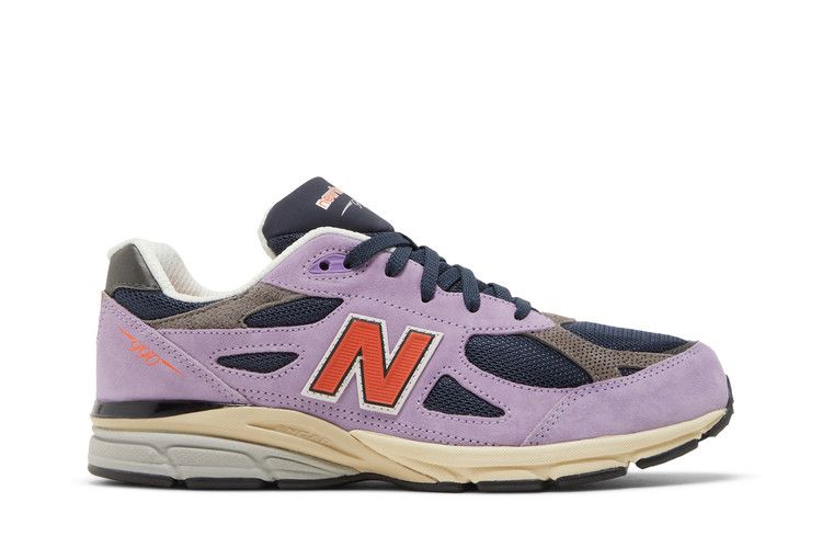 New Balance Teddy Santis x 990v3 Big Kid 'Raw Amethyst' — Raw Amethyst/Team Orange