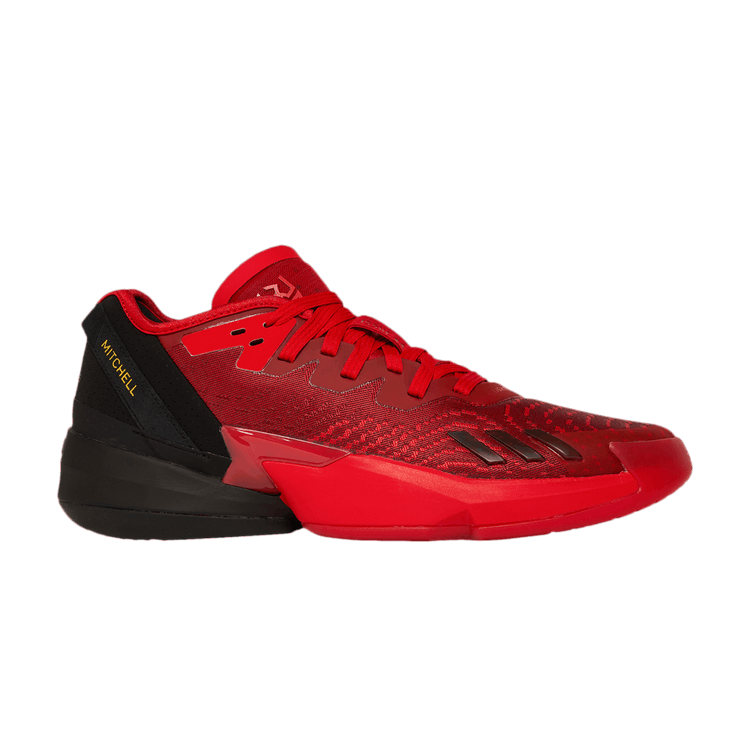 adidas D.O.N. Issue #4 'Future of Fast' — Vivid Red / Core Black / Team Victory Red