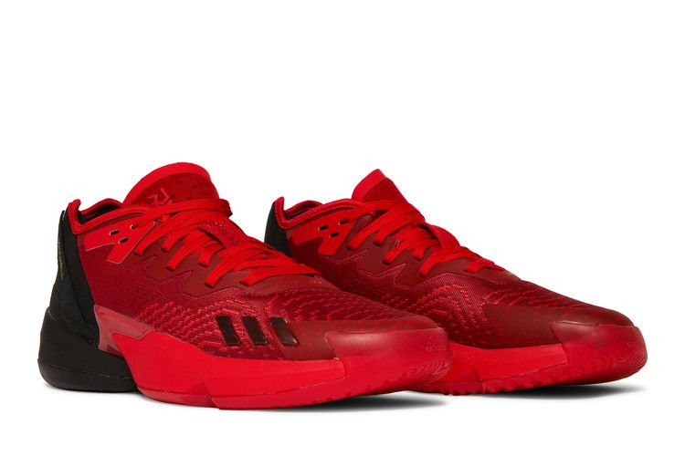 adidas D.O.N. Issue #4 'Future of Fast' — Vivid Red / Core Black / Team Victory Red