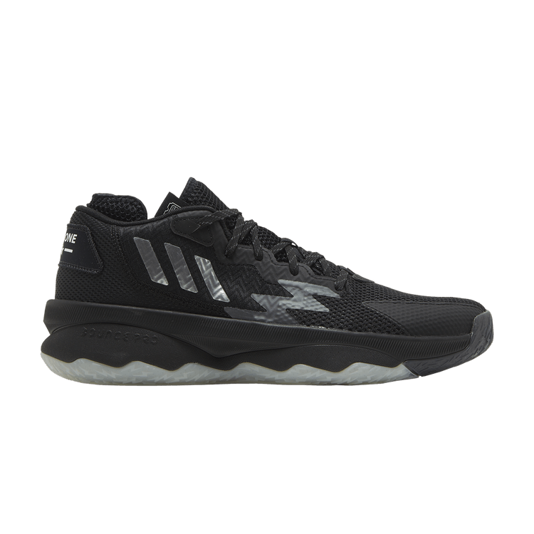 adidas Dame 8 'Admit One - Core Black' — Core Black/Silver Metallic/Grey Six