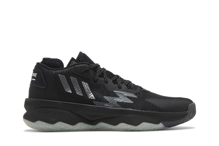 adidas Dame 8 'Admit One - Core Black' — Core Black/Silver Metallic/Grey Six