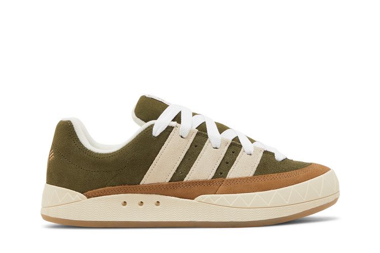 Human Made x adidas Adimatic 'Dust Green Cream White' — Dust Green/Cream White/Brown Desert