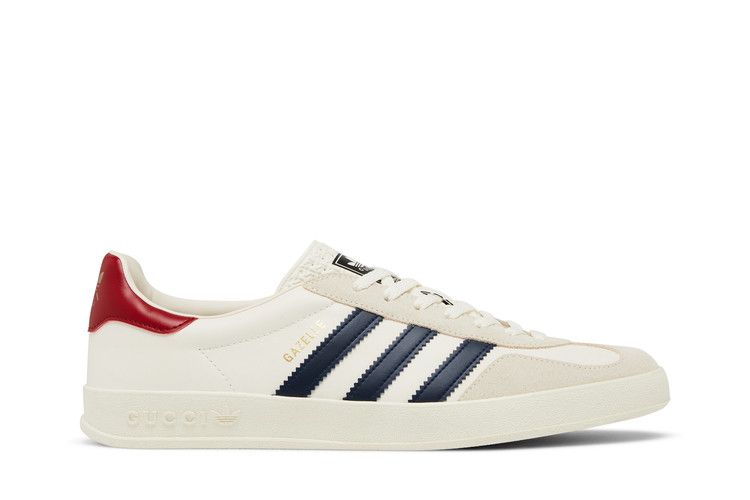 Gucci x adidas Gazelle 'White' — White/Collegiate Royal/Red