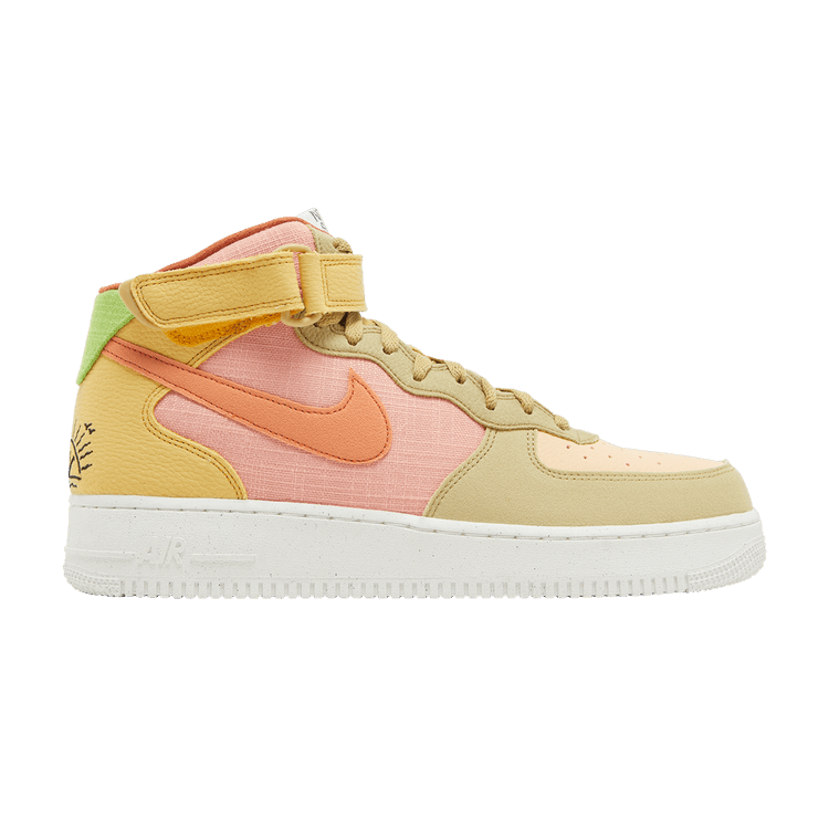 Nike Air Force 1 Mid '07 LV8 Next Nature 'Sun Club' — Light Madder Root/Sanded Gold/Wheat Grass/Hot Curry