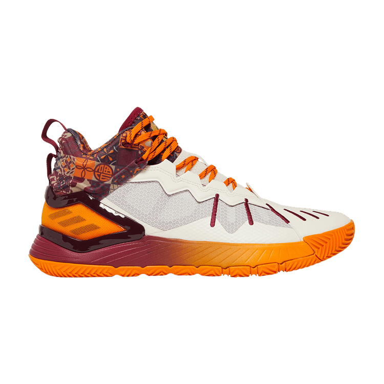 adidas D Rose Son of Chi 'White Bold Orange' — Legacy Burgundy/Cloud White/Bold Orange