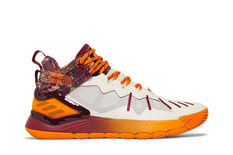 adidas D Rose Son of Chi 'White Bold Orange' — Legacy Burgundy/Cloud White/Bold Orange