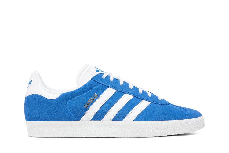 adidas Gazelle 'Blue White' — Blue/Cloud White/Gold Metallic