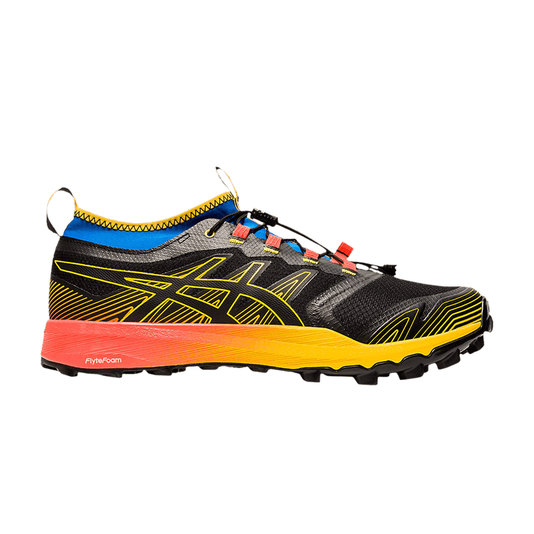 Asics FujiTrabuco Pro 'Black Saffron' — Black/Saffron