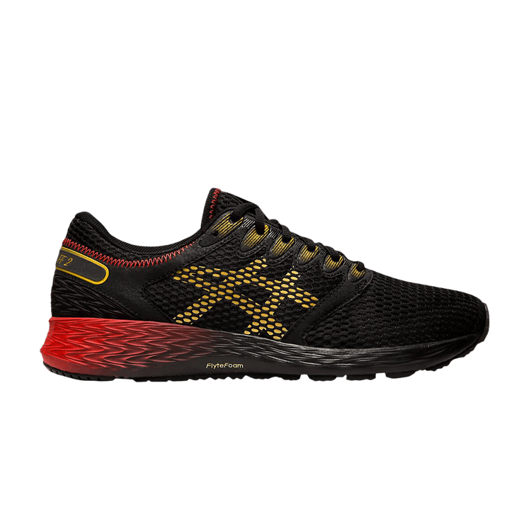 Asics RoadHawk FF 2 'Black Rich Gold' — Black/Rich Gold