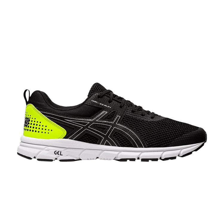 Asics Gel 33 Run 'Black Volt' — Black/Silver