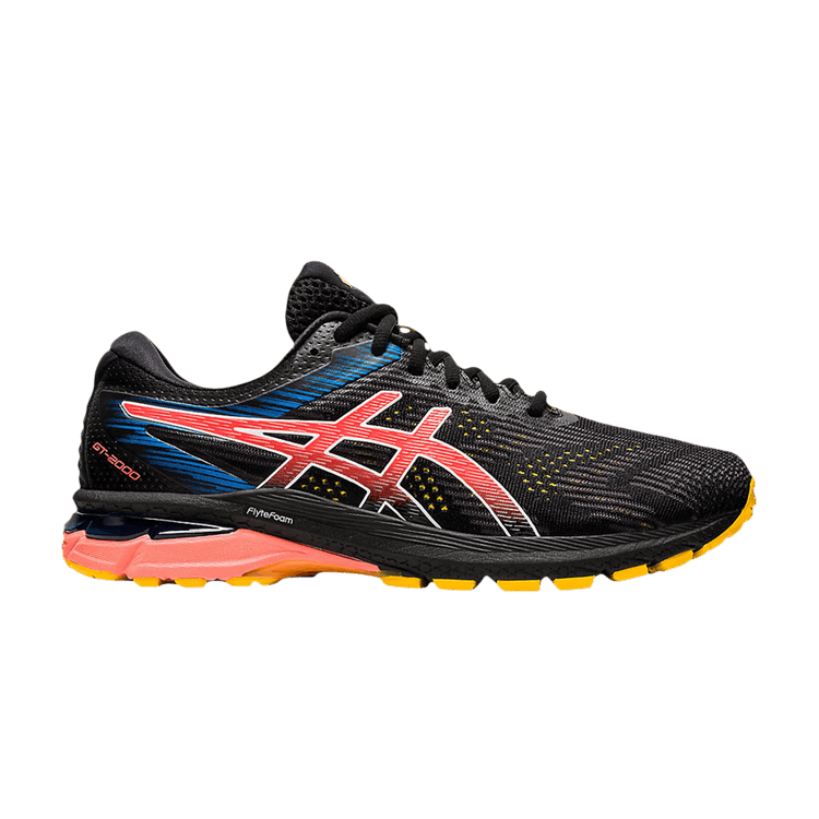 Asics GT 2000 8 Trail Wide 'Black Sunrise Red' — Black/Sunrise Red
