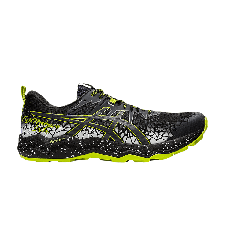 Asics FujiTrabuco Lyte 'Black Lime' — Black/Graphite Grey