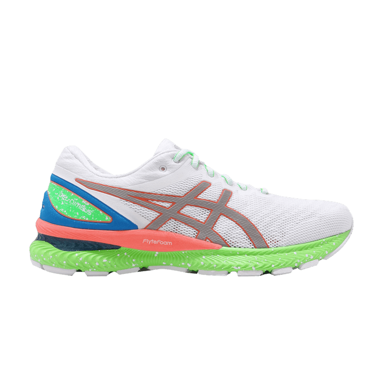 Asics Gel Nimbus 22 Lite-Show 'White Sunrise Red' — White/Sunrise Red