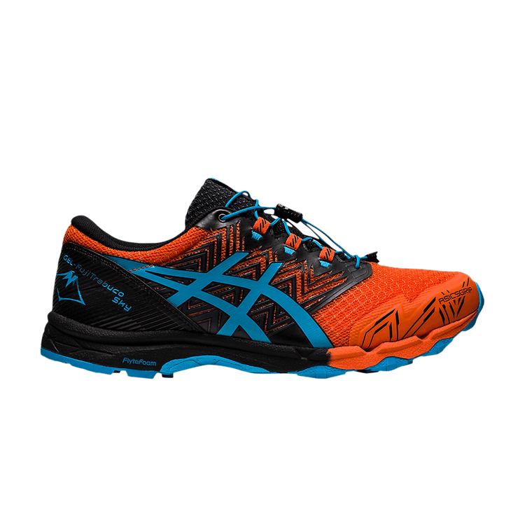 Asics Gel FujiTrabuco Sky 'Marigold Orange Digital Aqua' — Marigold Orange/Digital Aqua