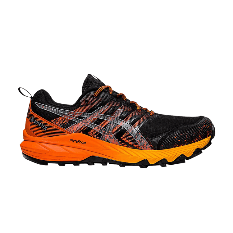 Asics Gel Trabuco 9 GTX 'Black Orange' — Black/Sheet Rock
