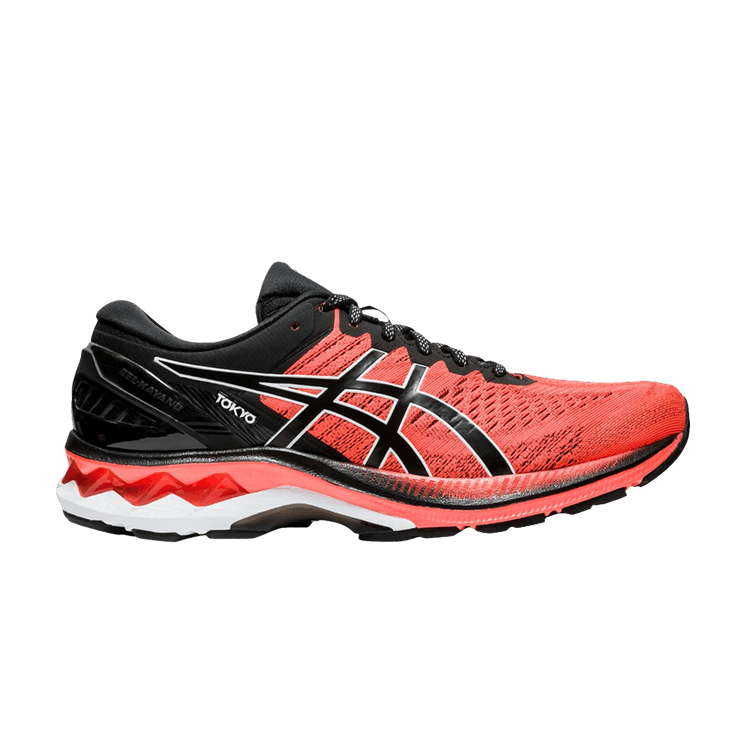 Asics Gel Kayano 27 'Tokyo' — Sunrise Red/Black