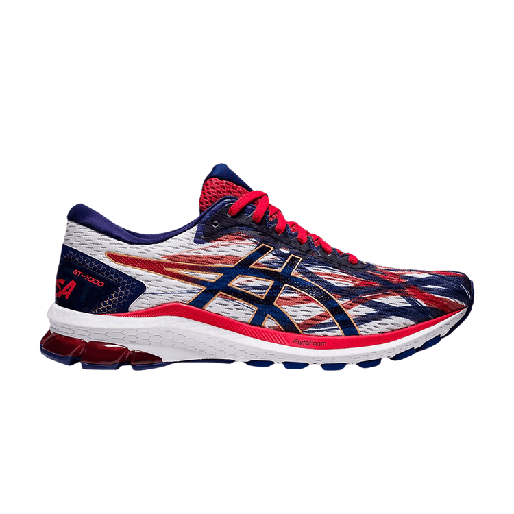 Asics GT 1000 9 'USA' — White/Dive Blue