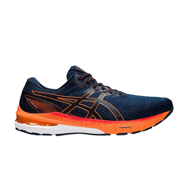 Asics GT 2000 10 4E Wide 'Mako Blue Shocking Orange' — Mako Blue/Shocking Orange