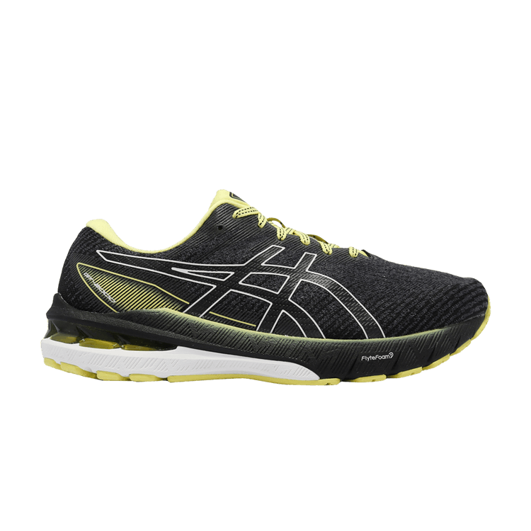 Asics GT 2000 10 4E Wide 'Glow Yellow Black' — Glow Yellow/Black