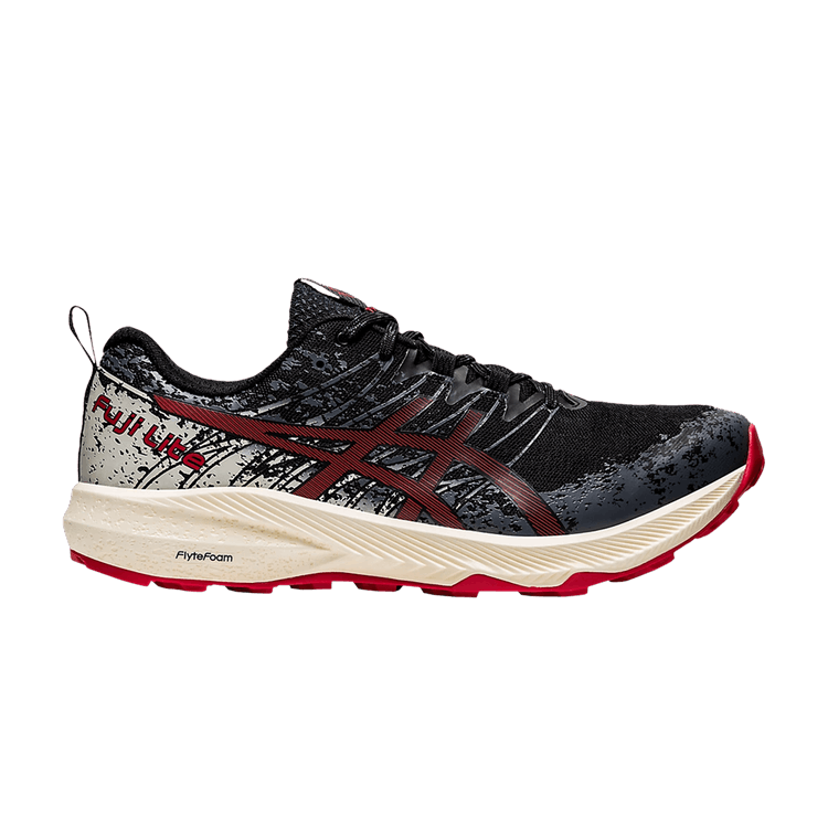 Asics Fuji Lite 2 'Black Electric Red' — Black/Electric Red