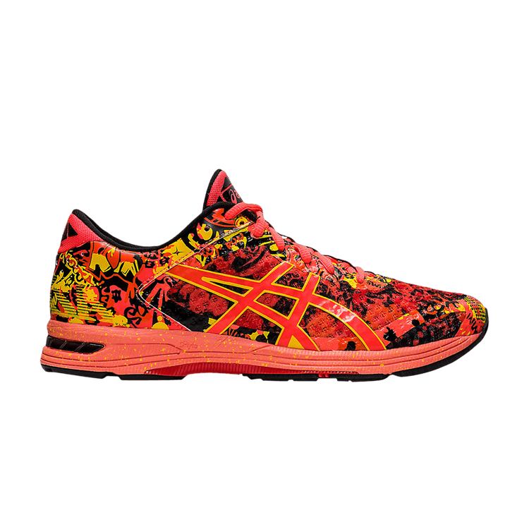Asics Gel Noosa Tri 11 'Graffiti - Flash Coral' — Flash Coral/Vibrant Yellow