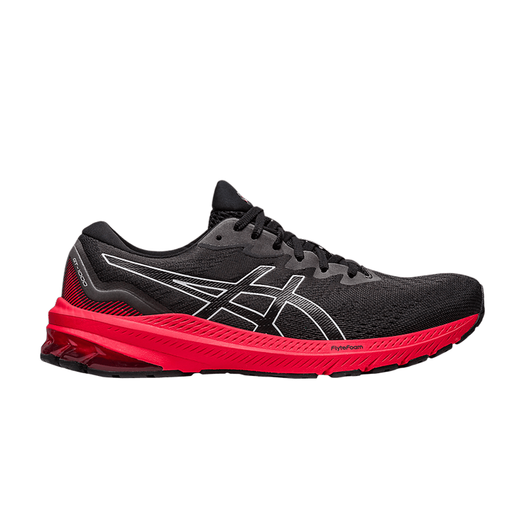 Asics GT 1000 11 'Black Electric Red' — Black/Electric Red