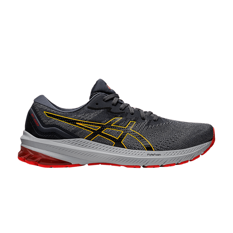 Asics GT 1000 11 'Sheet Rock Yellow Red' — Sheet Rock/Black