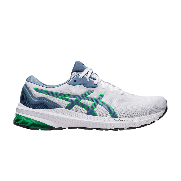 Asics GT 1000 11 'White Steel Blue' — White/Steel Blue