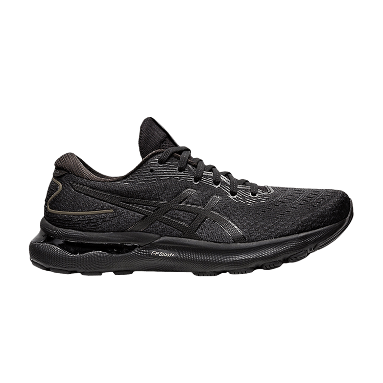 Asics Gel Nimbus 24 2E Wide 'Triple Black' — Black/Black
