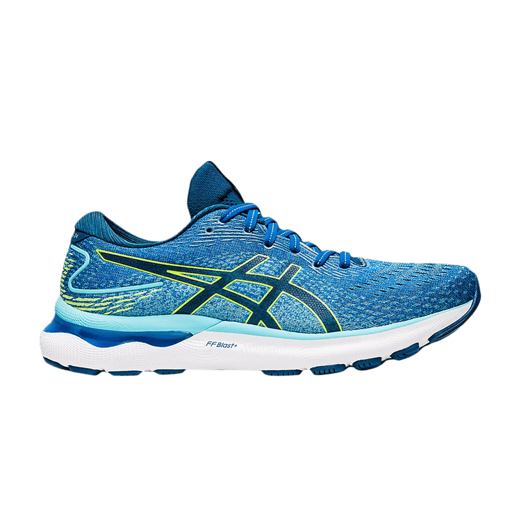 Asics Gel Nimbus 24 2E Wide 'Lake Drive Hazard Green' — Lake Drive/Hazard Green