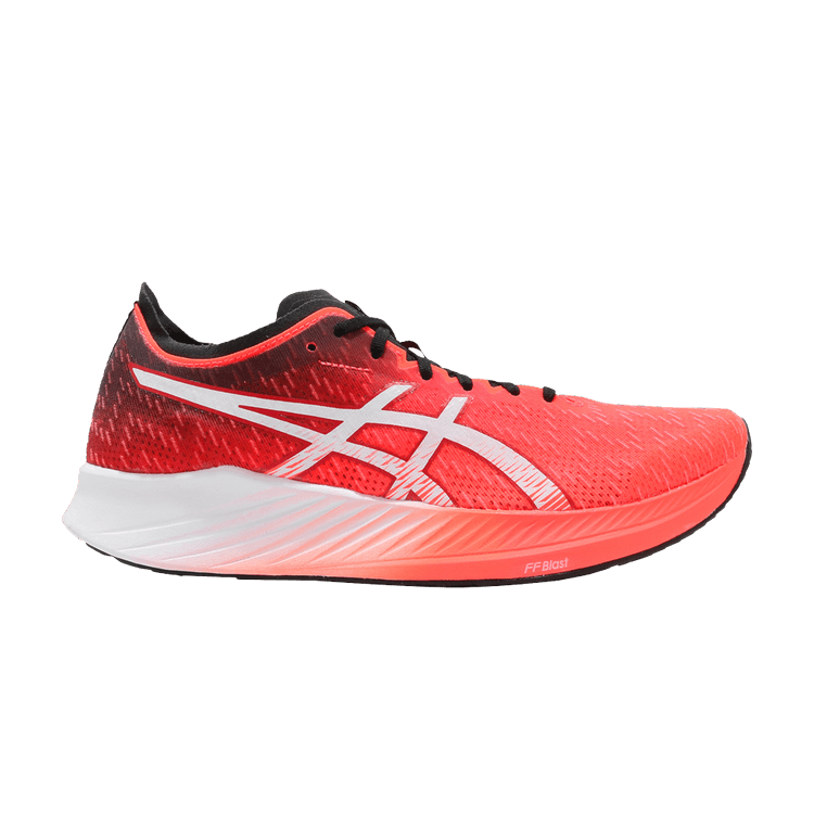 Asics Magic Speed Carbon 2E Wide 'Sunrise Red' — Sunrise Red/White