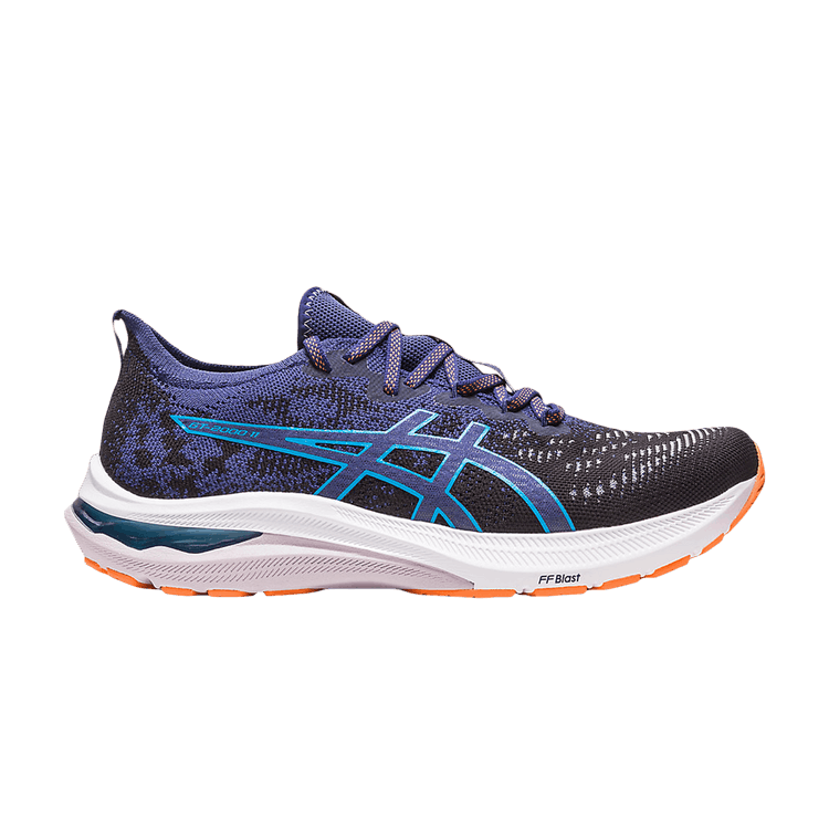 Asics GT 2000 11 MK Knit 'Indigo Blue Peach' — Black/Indigo Blue