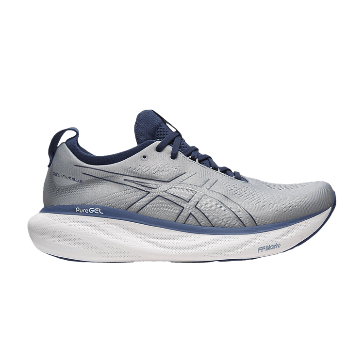 Asics Gel Nimbus 25 Extra Wide 'Sheet Rock Indigo Blue' — Sheet Rock/Indigo Blue