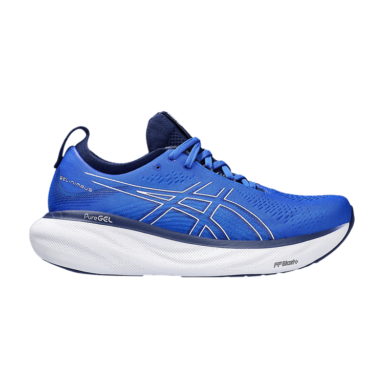Asics Gel Nimbus 25 Wide 'Illusion Blue Pure Silver' — Illusion Blue/Pure Silver