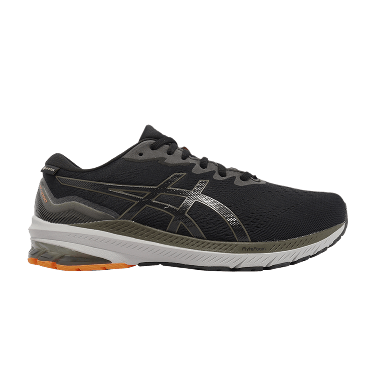 Asics GT 1000 11 GORE-TEX 4E Wide 'Black Smog Green' — Black/Smog Green