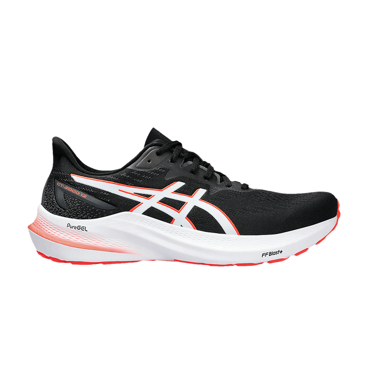 Asics GT 2000 12 'Black Sunrise Red' — Black/Sunrise Red